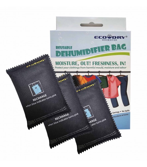 Reusable Dehumidifying Bag (Pack of 3)